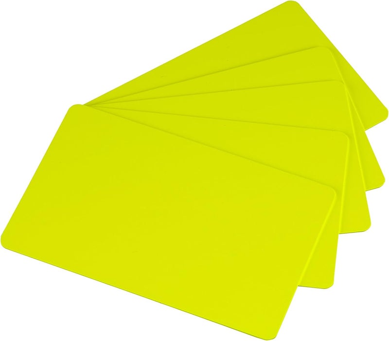 easyIDea Pack of 500 Yellow CR80 PVC Cards | 30 mil by - Image 3